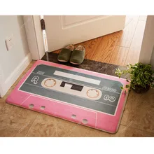 

yazi Nostalgia Tape Colorful Mats Anti-slip Carpet Floor Mat Creative Tape Area Rugs Home Hallway Entrance Doormat 9 Color