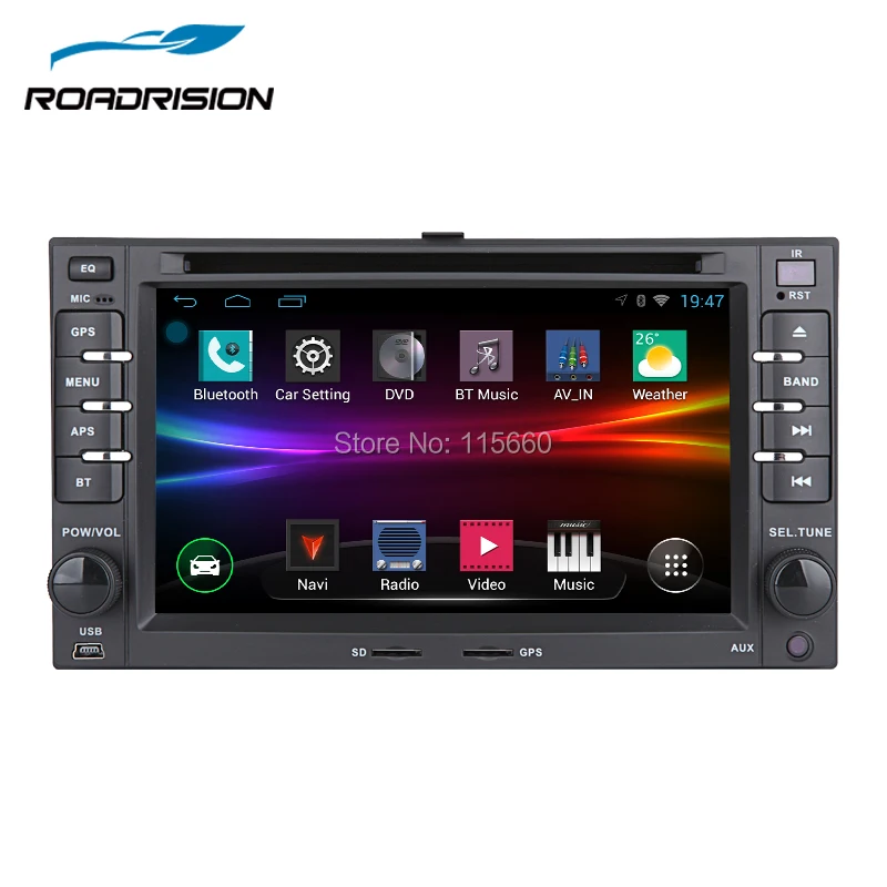 RoadRision Android 6 0 Автомобильный DVD Авторадио для Kia Sorento Cerato Sportage Spectra Rondo Carens Optima GPS