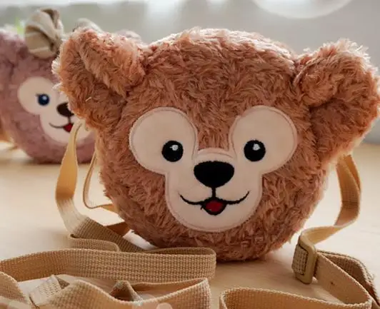 Kawaii японское аниме медведи дуффи и шеллиай розы плюшевые мягкие игрушки кошелек