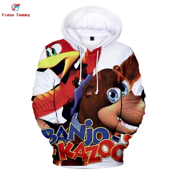 

2019 Banjo Kazooie 3D Hoodies printing Casual Style Nwe Clothes Women/men Casual 3D Clothes Slim 2019 Hot Sale comfatable hooded
