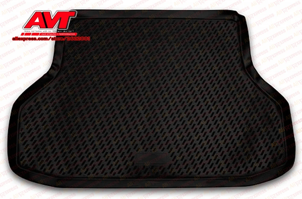 

Trunk mats for Chevrolet Lacetti 2004- sedan1 pcs rubber rugs non slip rubber interior car styling accessories