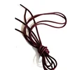 EAGSITY waxed effect round shoelace 100% cotton black length 110cm 120cm wine red Thin Shoelaces for leather shoes Bootlaces ► Photo 2/6