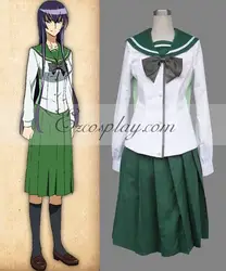 Высшая школа Dead Busujima Саэко школьная Униформа Косплэй костюм E001