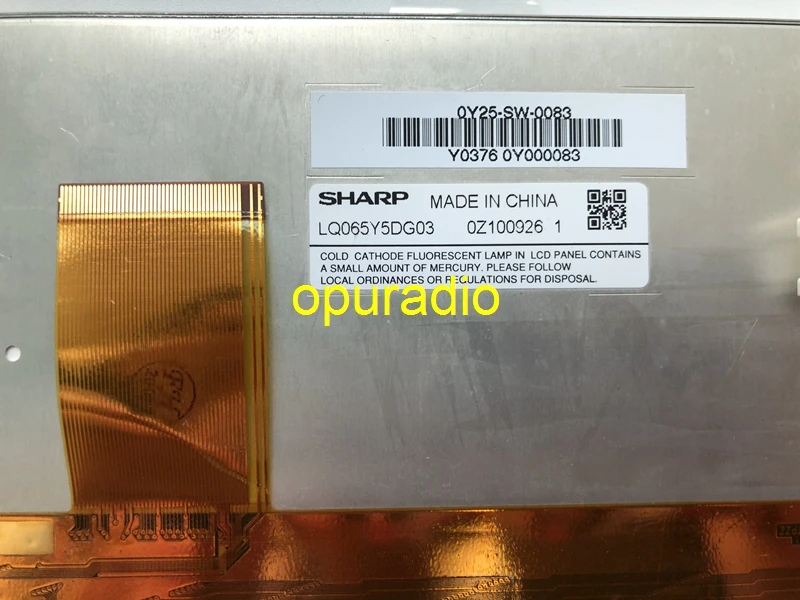 SHARP LQ065Y5DG03 Display with touch Screen 4Pin for Hyundai IX25 Sonta Tucson car navigation Radio MOBIS (3)