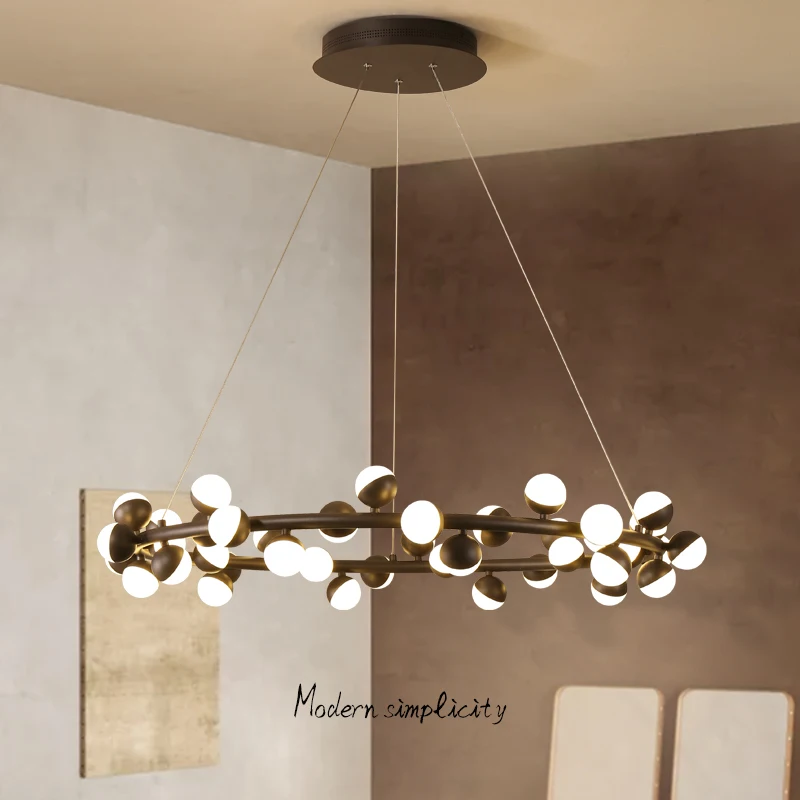 Eusolis Led iluminación del hogar moderno Colgante luces Lamparas De Techo Colgante Pendentes Para Sala De Jantar iluminación Interior