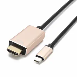 USB C hdmi-кабель, адаптер USB 3,1 тип-c Thunderbolt 3 к HDMI адаптер для Macbook Pro 2017 Google Chromebook Pixel Dell XPS