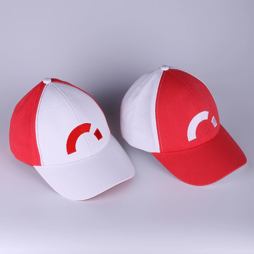 Anime Pocket Monster Cosplay Costumes Caps Pokemon Caps Baseball Ash Ketchum Halloween Party Prop (23)
