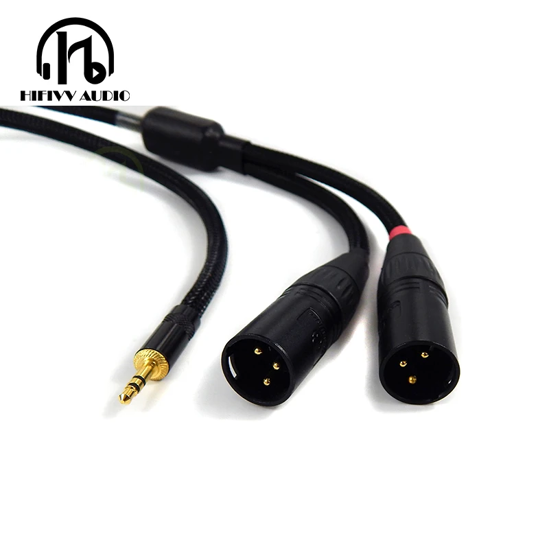 hifi xlr cable for sound Mixer 3pin XLR to 3.5 JACK copperxlr xlrxlr
