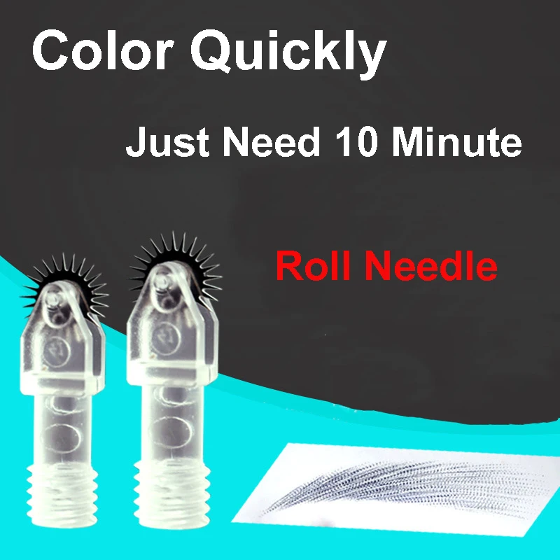 

Roller Needle Microblading Needle Fog Eyebrow Permanent Makeup 3D Embroidery for Tattoo Manual Pen