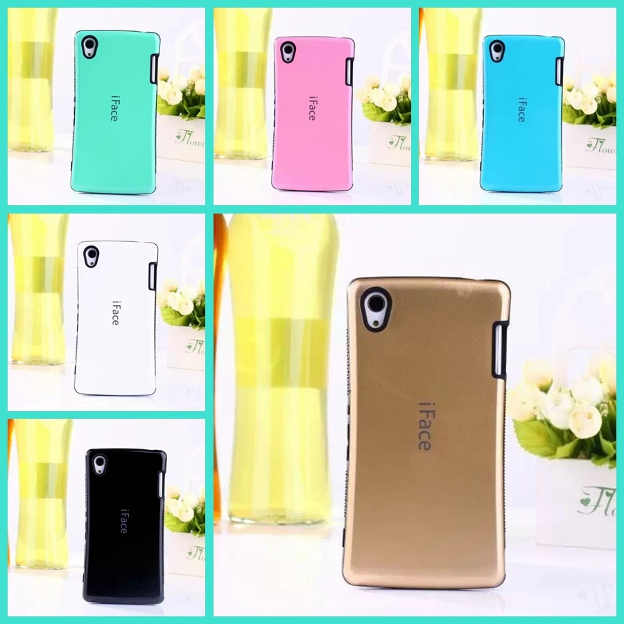 

Hybrid Shock Proof Silicone + Hard Case For Sony Xperia Z3 Plus E6553 Cell Phone Case Cover for Sony Xperia Z4 Cases Cover Bag