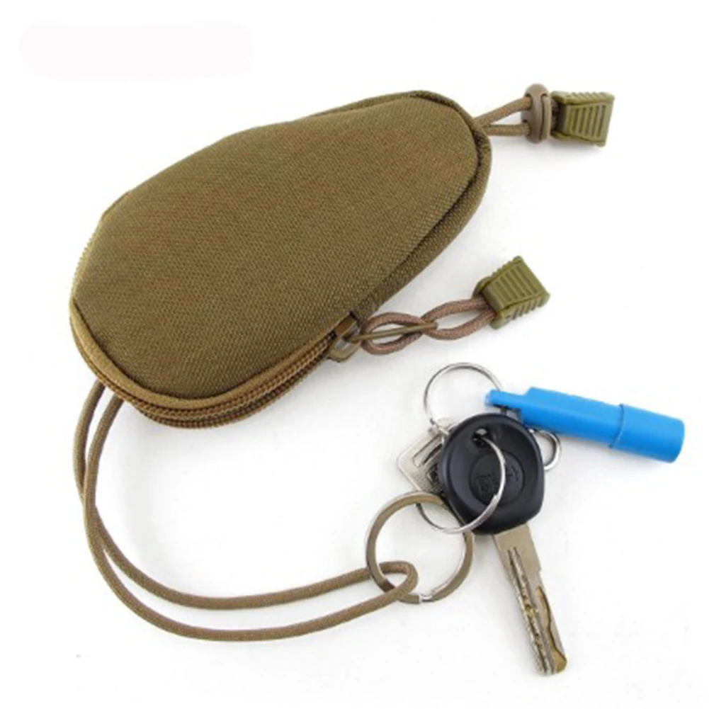 Мини-кошельки для ключей, держатель для мужчин, кошельки для монет, сумка в стиле милитари, камуфляжная сумка, маленький карман, брелок на молнии, чехол, на выход
