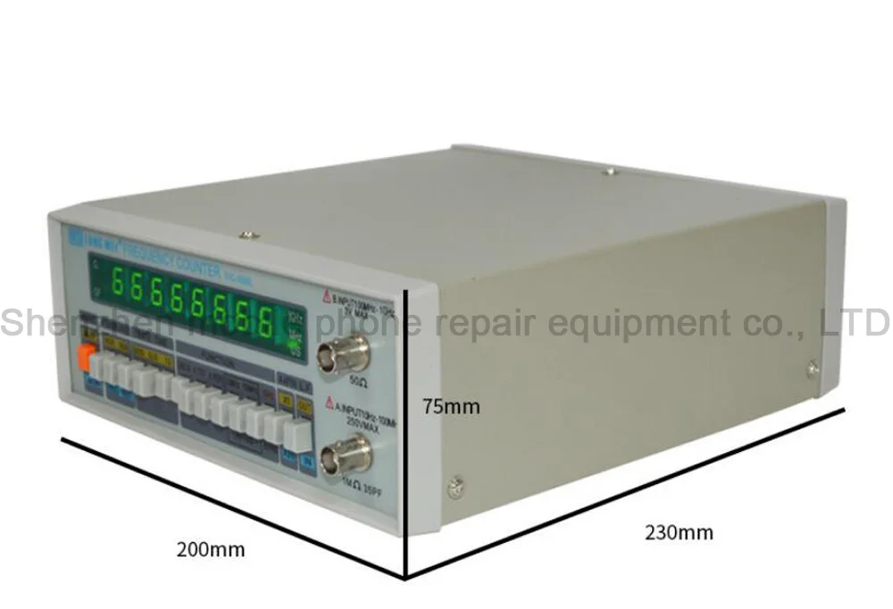 TFC-1000L Многофункциональный Высокая точность счетчик частоты 8-разрядный светодиодный Дисплей Windows частотных диапазонах 100 МГц-1 ГГц