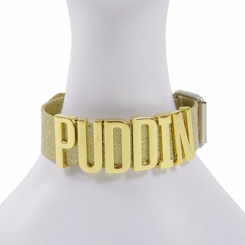 Cosplaly Harley Quinn Puddin Choker Golden Woman Necklace Costume Props Party Fashion Clothing Accessories Christmas Gift Cosplaly Harley Quinn Puddin Choker Golden Woman Necklace Costume Props Party Fashion Clothing Accessories Christmas Gift