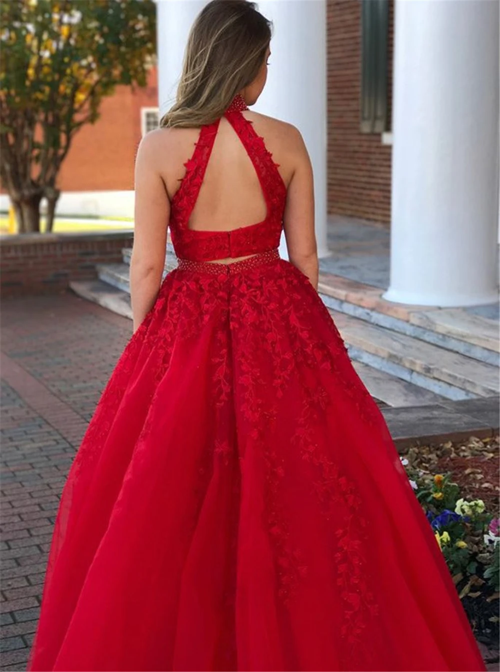 Бальное платье для выпускного бальное платье с жемчужинами и бусинами из красного жемчуга вечерние расшитые бисером платья для выпускного