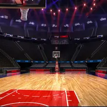 Яркий крытый баскетбольный корт Спорт песочный свет фон виниловая ткань высокого качества компьютерная печать стены фон