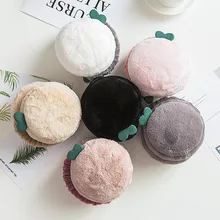 SUMEIKE женские теплые зимние наушники мягкие пушистые регулируемые складные меховые наушники