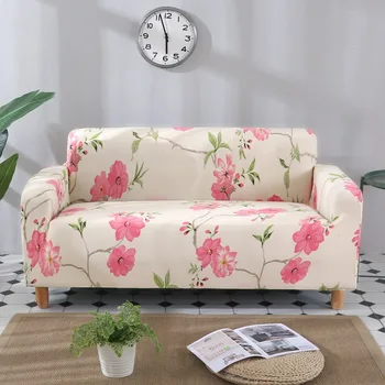 

Double-seat Stretch Slipcovers Elastic Printed Couch Sofa Cover Furniture Protector All-inclusive Sectionele Sofa Cover New