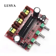 Lusya TPA3116D2 сабвуфер усилитель мощности 80 Вт* 2+ 100 Вт 2,1 цифровой аудио усилитель для 4-8 Ом динамик D3-005