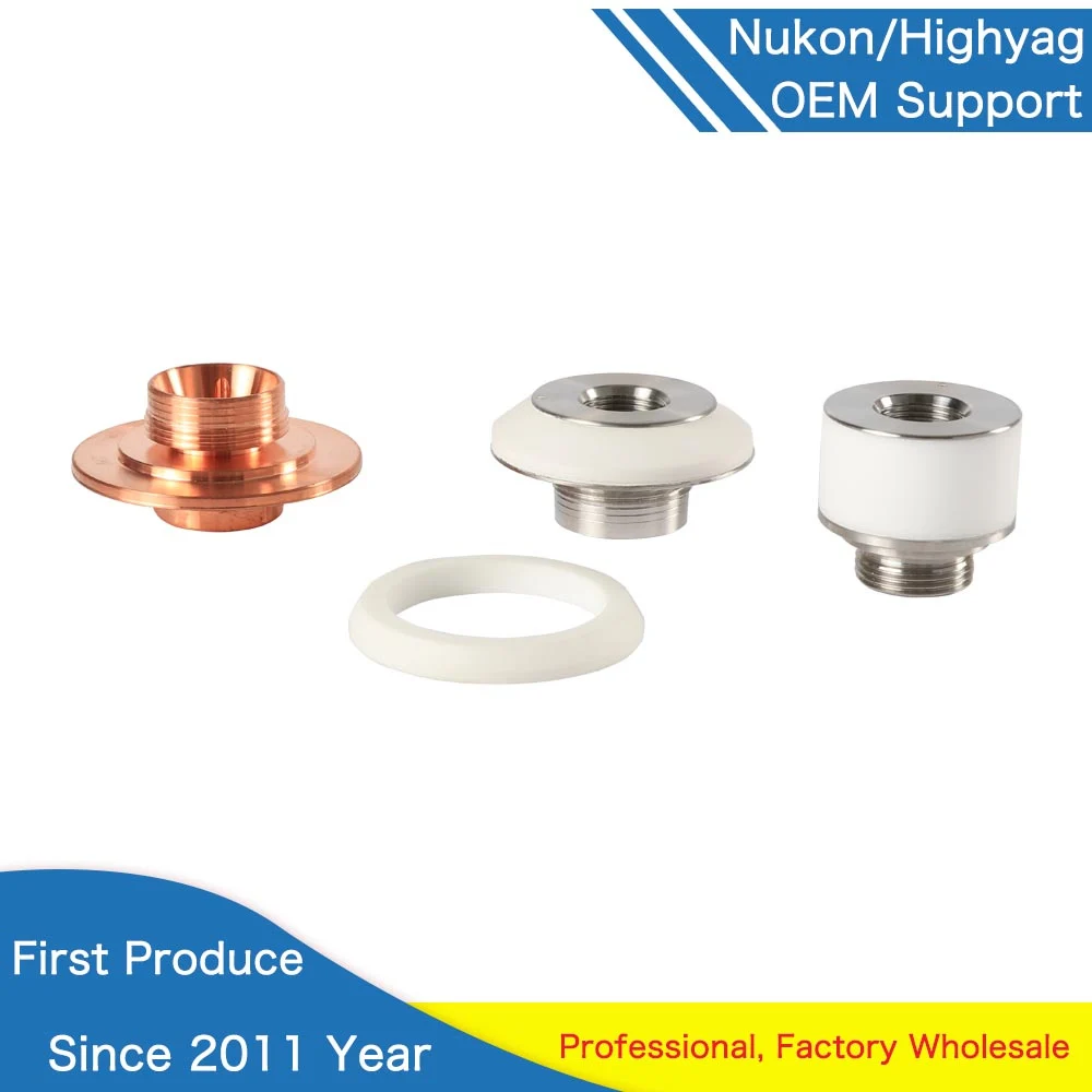 Laser Ceramic Nozzle Holder Diameter 24.4mm Height 22.3mm Laser consumables for Nukon Laser cutting machines Highyag Head Laser Ceramic Nozzle Holder Diameter 24.4mm Height 22.3mm Laser consumables for Nukon Laser cutting machines Highyag Head