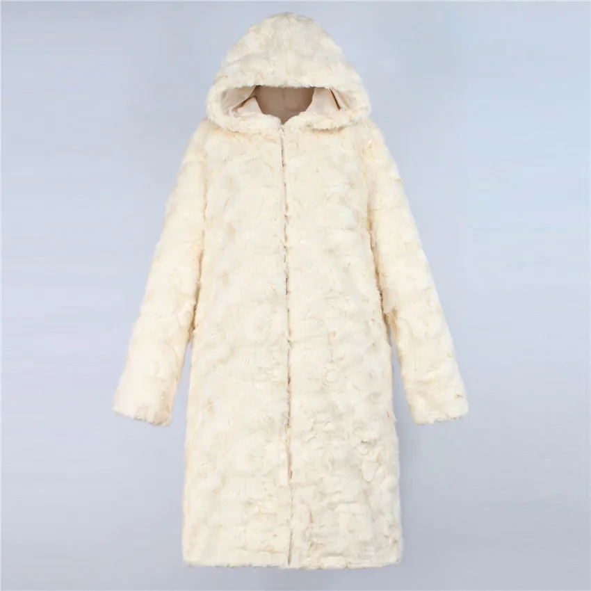 Lanshifei, Европейская мода, меховая длинная парка, длинная куртка для девушек, длинные зимние меховые шубы, женские пальто, женская куртка, женский свободный мех норки