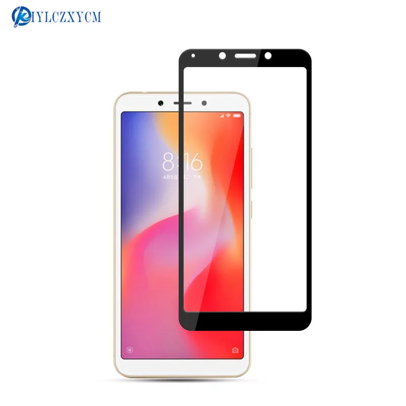 KIYLCZXYCM для redmi 6 полный охват закаленное Стекло Экран протектор Защитная пленка 2 5D