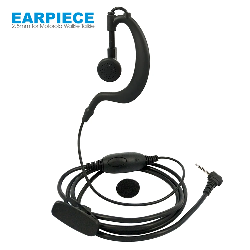2.5mm Earhook Earpiece for Motorola Walkie Talkie 00