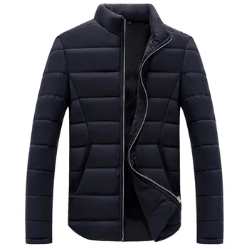 

Winter Men's Warm Cotton Business Parkas Male Fashion Brand Thick Outerwear Coat Casual Baggy Overcoat Windbreaker For Man