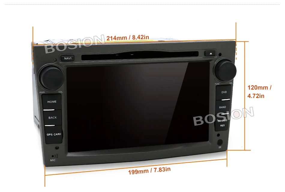 Flash Deal Bosion android 7.1 2din car radio gps navi car dvd player for opel astra/vectra/zafira car stereo head unit with bluetooth wifi 2