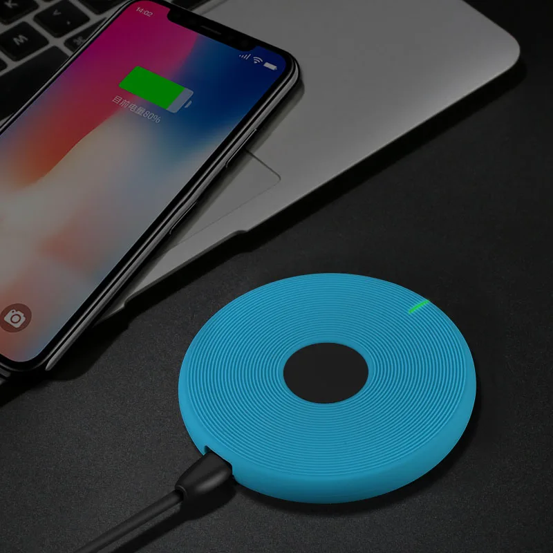 Qi Wireless Charger for Samsung Galaxy Note 8 9 Dock Cradle Charger for iPhone X/XS Max XR 8 8 Plus Wireless Charging pad