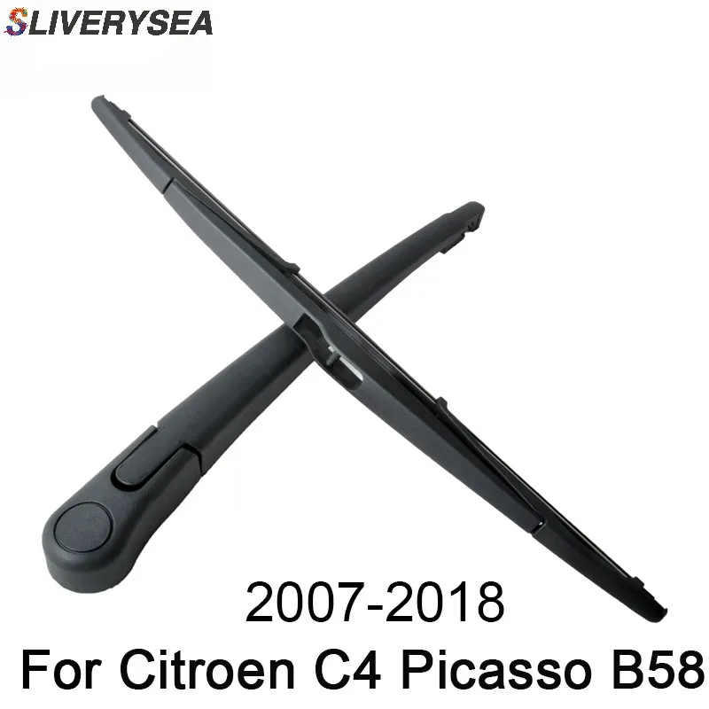 SLIVERYSEA 14 Rear Wiper Arm And Blade For Citroen C4 Picasso B58 