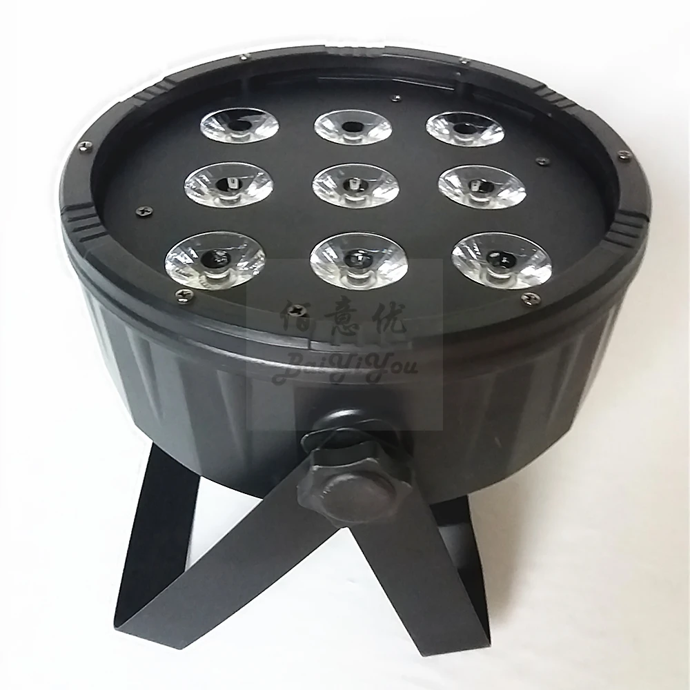 9pcs LED Flat PAR 05