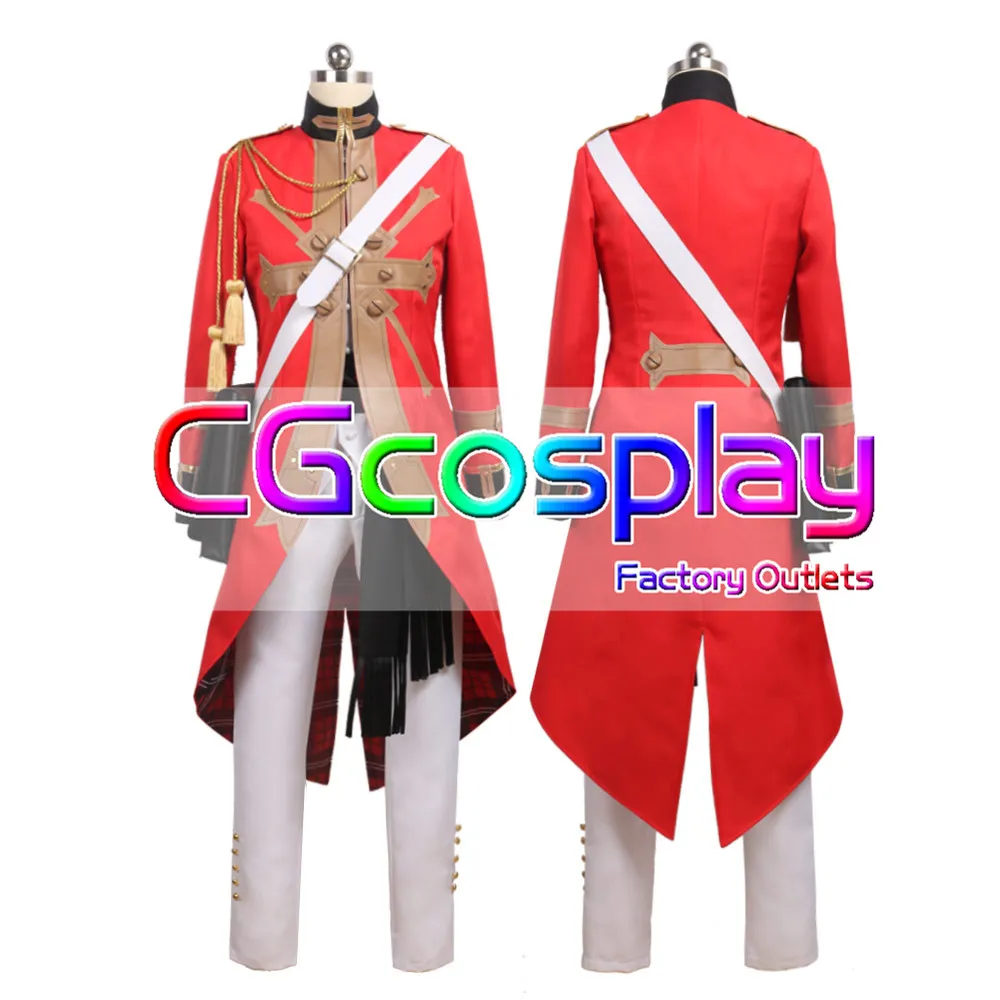 CGCOS Express Shipping Senjuushi BrownBess Game Cos Cosplay Costume Uniform Helloween Custom-made Christmas Halloween