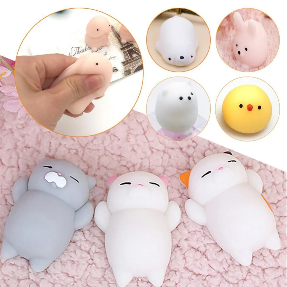Squishy Squeeze Kawaii Japan Mochi Animal Lazy Cat Mini Soft
