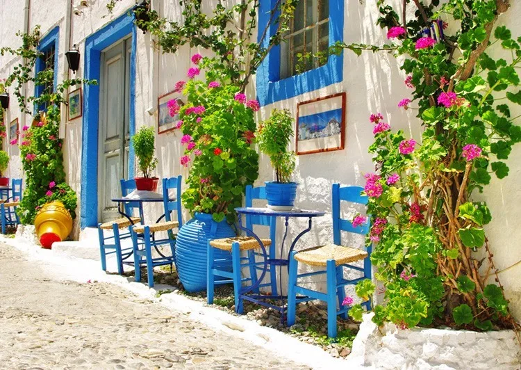 Mykonos streetview, Greece - Buy this stock photo and explore similar images at