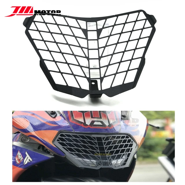 Headlight Grille Guard Cover Protector For KTM RC390 RC200 RC125 2014-2018 Headlight Grille Guard Cover Protector For KTM RC390 RC200 RC125 2014-2018