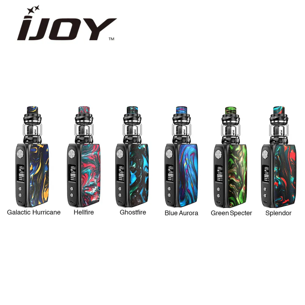 

Original 180W IJOY Shogun Univ TC Kit with Katana Vape Tank 2ml/5.5ml Vaporizer Powered By Dual 18650 no battery Vape VS DRAG 2
