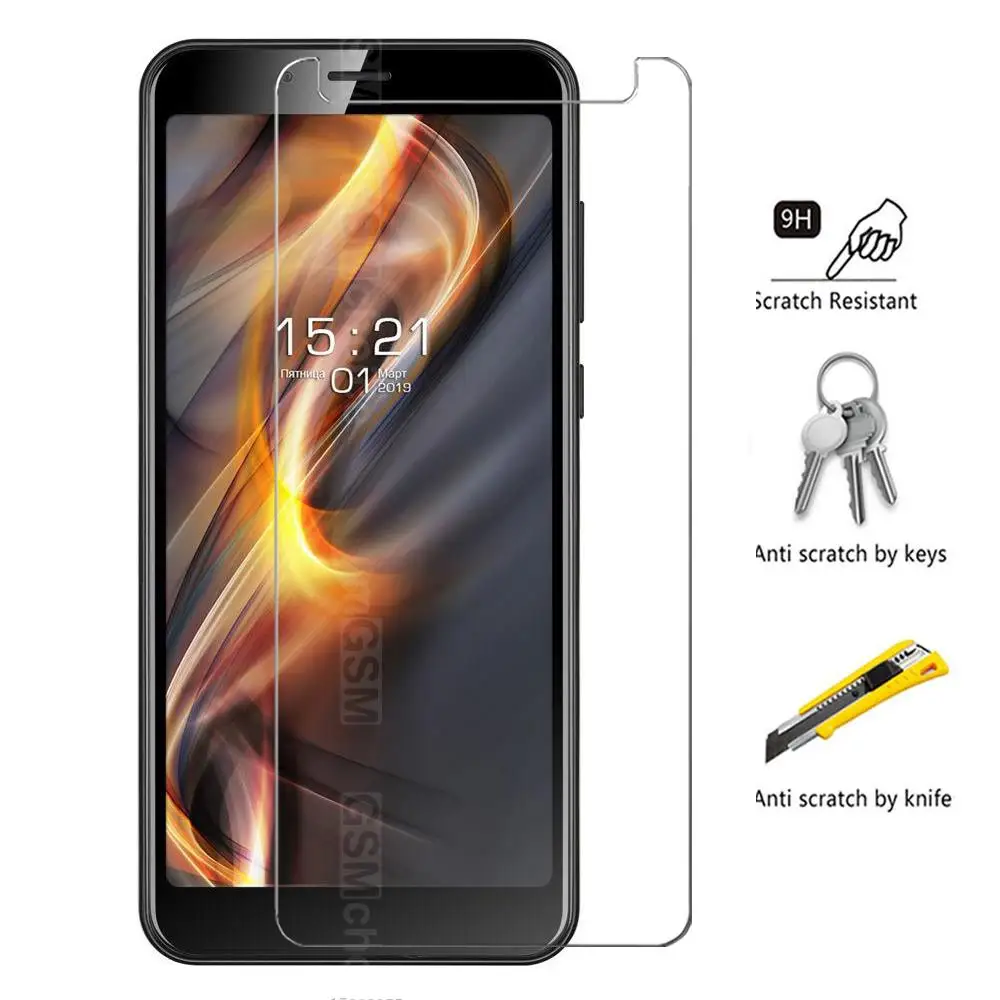 

Smartphone 9H Tempered Glass for Fly Power Plus 5000 5.45" GLASS Protective Film Screen Protector cover phone