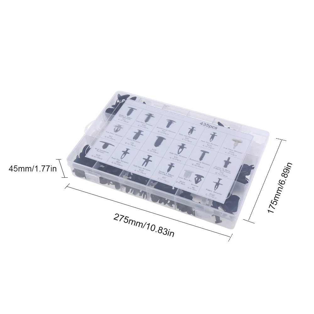 600 шт ассорти, фиксатор для кузова автомобиля, заклепка, отделка крепежных деталей, формовочный зажим для автомобильной мебели, комплект Расширительных винтов
