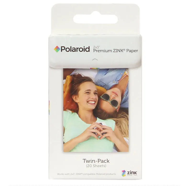 20 шт. премиум бумага ZINK Zero Ink Z2X350 для камеры Polaroid Instant Photo Z2300 Snap touch / Zip Socialmatic 2x3|polaroid