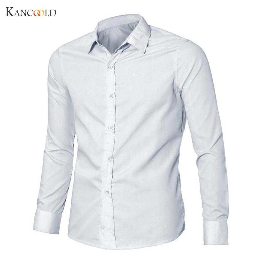 Рубашка мужская роскошные стильные повседневные платья Slim Fit Рубашки для мальчиков Повседневное с длинным рукавом Camisas masculino рубашка
