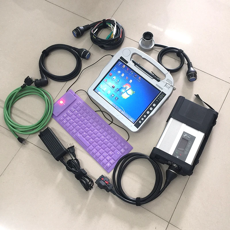 

MB STAR C5 sd connect and CF-H2 I5 laptop with 2019.09 full softtware SSD for Auto car and truck Mercedes diagnostic tool