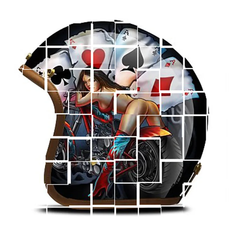 Шлем Citycoco изготовленный по индивидуальному заказу уникальный ручной работы