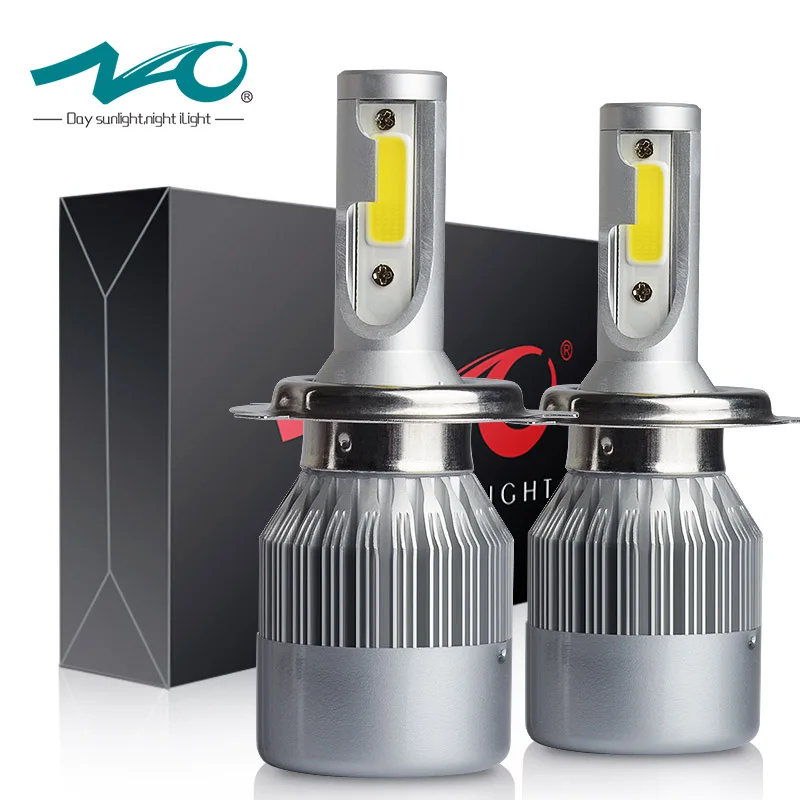 NAO H4 Car headlight H7 LED H11 H8 H9 3800LM 36W 9005 HB3 9006 HB4 H3 880 H27 9004 COB Car LED Headlight 12V 24V 6000K White T7 NAO H4 Car headlight H7 LED H11 H8 H9 3800LM 36W 9005 HB3 9006 HB4 H3 880 H27 9004 COB Car LED Headlight 12V 24V 6000K White T7