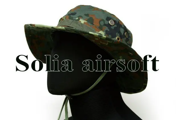 Chapéu de Abas Boné ao ar Novo Exército Militar Tático Redondas Sol Bonnet Livre Alemanha Camo