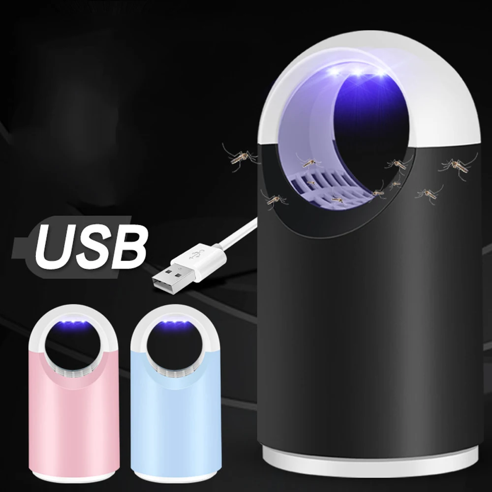 

2019 LED Photocatalyst Inhalation Mosquito Killer USB Outdoor Portable Silent Luminous Mosquito Repellent Lamp