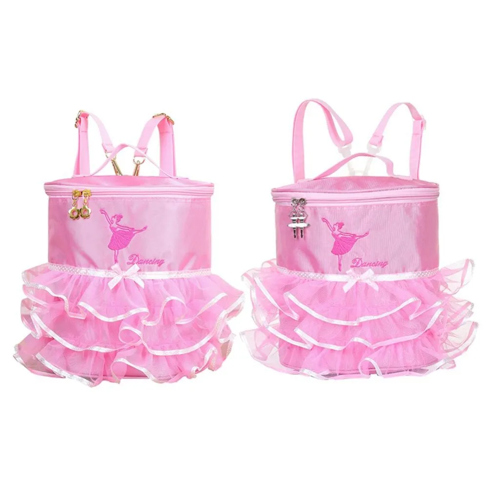 

Ballerina Ballet Tutu Barbie Dress Dance Bag Backpack Handy Pouch School For Children Girls Cute Student Kids Backpack Bags Kid