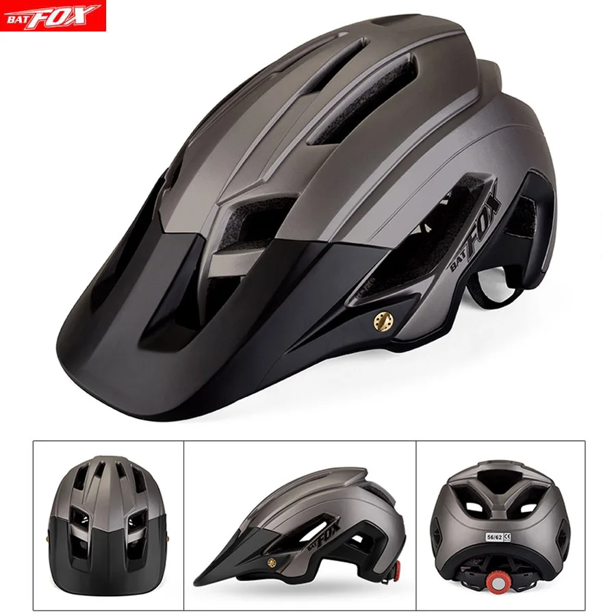 

BATFOX Men Women Cycling Helmet Bike Ultralight Helmet Intergrally-molded MTB Road Bicycle Safety Helmet Bike casco ciclismo