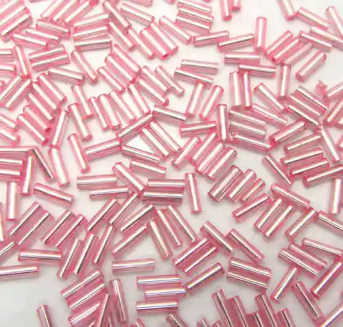 NEW 2x6mm 15g 450pcs Czech Glass Tube Bugle Beads Jewelry Making 25 colour Pick