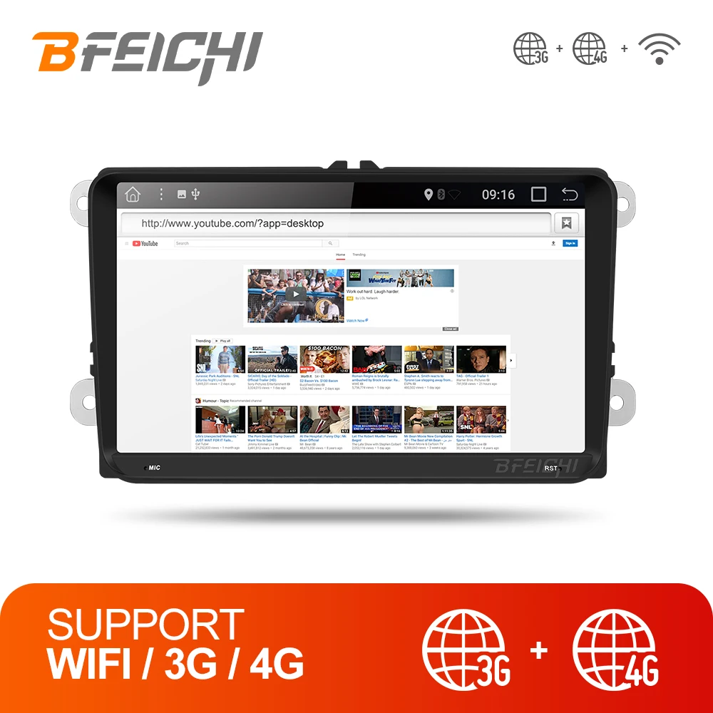 Автомобильный dvd плеер Bfeichi android 7 1 9 дюймов для Skoda Fabia octavia Superb Yeti Seat Rapid vw golf tiguan polo
