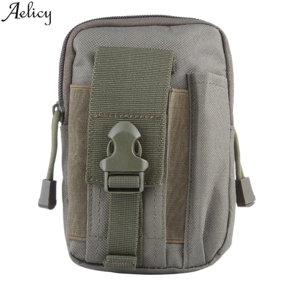 Aelicy Мужская Ретро многофункциональная однотонная искусственная парусиновая